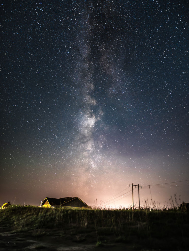 Billings, Montana at night